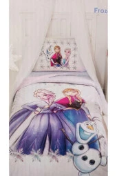 Özdilek Dsny Ranforce Nevresim Takımı TK.Lila Frozen Frosted - 1