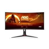 AOC  34 inc CU34G2XP/BK 1ms 180Hz FreeSync Premium WQHD VA Curved Gaming Monitör (Ölü Pixel) - 1