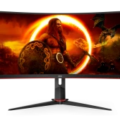 AOC  34 inc CU34G2XP/BK 1ms 180Hz FreeSync Premium WQHD VA Curved Gaming Monitör (Ölü Pixel) - 2