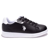 U.s Polo Assn Costa Siyah Beyaz Ortopedik Günlük Kadın Spor Ayakkabı - 2