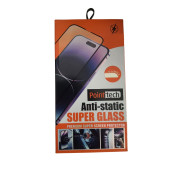 İPHONE 12 PRO Antistatik Toz Ve Su Tutmayan Damperli 9H  Koruma Seramik Kırılmaz Ekran Koruyucu - 1