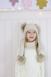 Çocuk ve Bebek Atkı Bere Takımı - 5