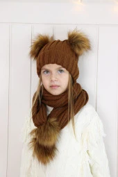 Çocuk ve Bebek Atkı Bere Takımı - 11