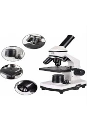 Okul Laboratuarlarına Uygun Eğitim Mikroskobu 640X büyütme - 2
