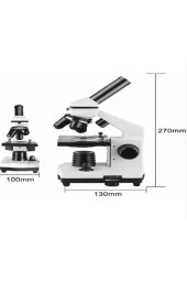 Okul Laboratuarlarına Uygun Eğitim Mikroskobu 640X büyütme - 5