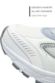 Kadın Beyaz Spor Ayakkabı Günlük Rahat Air Taban Sneaker N110 thumbnail 2