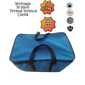 SEVBAGS TERMAL TERMOS PİKNİK KAMP SEYAHAT SICAK SOĞUK 50 LİTRE TERMOS ÇANTA - 2