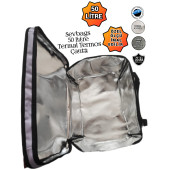 SEVBAGS TERMAL TERMOS PİKNİK KAMP SEYAHAT SICAK SOĞUK 50 LİTRE TERMOS ÇANTA - 3
