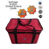 SEVBAGS TERMAL TERMOS PİKNİK KAMP SEYAHAT SICAK SOĞUK 50 LİTRE TERMOS ÇANTA - 2