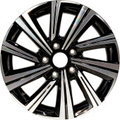 SNC-1005 TOYOTA COROLLA UYUMLU-(Bijon seti Dahil) 5X114,3 7X16" ET40 CB 60.1 BLACK MACHINED- (16 inç) (TAKIM FİYATI- 4 ADET JANT) - 1