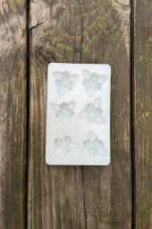Gül Mini Altılı Silikon Mum Kalıbı - 7