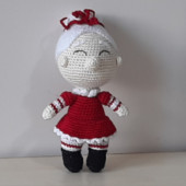 Amigurumi Örgü Oyuncak Yılbaşı Noel Anne - 5