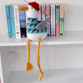 Amigurumi Örgü Oyuncak Martı - 5