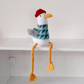 Amigurumi Örgü Oyuncak Martı - 9