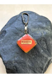 ANTİKA PİRELLİ ANAHTARLIK ÇİFT TARAFLI SERT MİKA ANAHTARLIK - 2