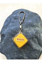 ANTİKA PİRELLİ ANAHTARLIK ÇİFT TARAFLI SERT MİKA ANAHTARLIK - 3