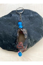 ANTİKA DERİ ÇARIK ANAHTARLIK DUVAR SÜSÜ - 1