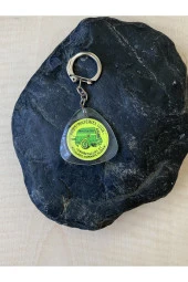 VİNTAGE ANAHTARLIK AVRUPA ANAHTARLIK MİKA ANAHTARLIK PARİS İŞ MAKİNALARI ANAHTARLIK - 1