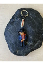 VİNTAGE ANAHTARLIK AVRUPA ANAHTARLIK MİKA ANAHTARLIK LATİN MÜZİSYEN TEMALI ANAHTARLIK - 1