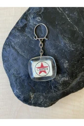 VİNTAGE CALTEX YAZILI PLASTİK ANAHTARLIK - 1