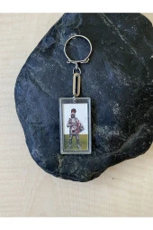 AVRUPA ŞOVALYE TEMALI ANAHTARLIK KÖHLER YAZILI PLASTİK AHTARLIK - 1