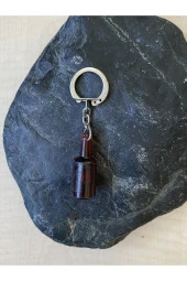 AVRUPA ŞİŞE FORMUNDA PLASTİK ANAHTARLIK - 1