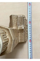 İZMİR SAAT KULESİ BİBLO ALÇI VE MERMER TOZU VERNİKLİ - 3