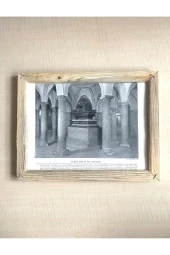 CAMSIZ ÇİFT TARAFLI AHŞAP ÇERÇEVELİ DİJİTAL BASKI RESİM TABLO POUL'S CATHEDRAL VE ISLAND - 2