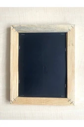 Ahşap Çerçeve Gerçek Yaprak Üzerine Arapça El Yazma Hat Çalışması no 42 - 2