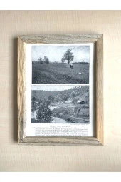 CAMSIZ ÇİFT TARAFLI AHŞAP ÇERÇEVELİ DİJİTAL BASKI RESİM TABLO BOSWORTH FİELD VE COLOMBO - 2