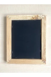 Ahşap Çerçeve Gerçek Yaprak Üzerine Arapça El Yazma Hat Çalışması no 43 - 2