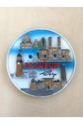 ERZURUM TEMALI SERAMİK DUVAR TABAĞI - 1