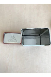 Vintage Teneke Kutu Arapça Çay Kutusu - 1