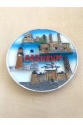 ERZURUM TEMALI SERAMİK DUVAR TABAĞI - 2