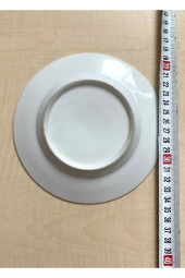 Avrupa Tabak Lourders Yazılı Tabak Meryem Ana Temalı Kase Sırlı Porselen Tabak - 2