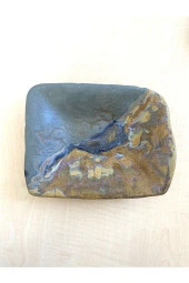 AVRUPA EL YAPIMI KİL KASE TOPRAK SIRLI TABAK - 1