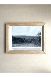 CAMSIZ ÇİFT TARAFLI AHŞAP ÇERÇEVELİ DİJİTAL BASKI RESİM TABLO SYDNEY VE DURBAN - 2