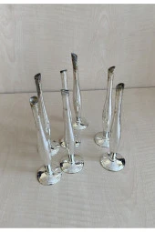 1 ADET VİNTAGE GÜMÜŞ KAPLAMA KARANFİLLİK - 4