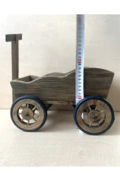 AVRUPA VİNTAGE EL YAPIMI AHŞAP OYUNCAK ÇEKMELİ OYUCAK thumbnail 4