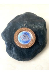 ARAPÇA YAZILI BAKIR RENKLI MAGNET RAMAZAN HEDİYESİ - 1