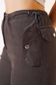 Cep Kapaklı Lastikli Pantolon Antrasit thumbnail 4