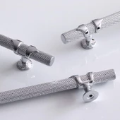 Burç Kulp 96 mm Krom Renk Mobilya Mutfak Çekmece Dolabı Dolap Kulpları Kapak Kulpu Kulbu Metal thumbnail 2