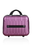 Polo&Sky Mars Model Mor Renk Abs Makyaj Çantası El Valizi - 3