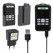 Wln KD-C80 3-5 Km 16 Kanal Radyolu Deprem Çantası İçin Mini Telsiz - 5