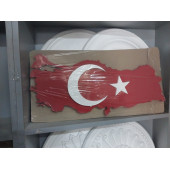 Strafor Köpük Bayrak Harita 24X 55 X 2 CM - 1