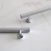 Doruk Kulp 128 mm Krom Renk Mobilya Mutfak Çekmece Dolabı Dolap Kulpları Kapak Kulpu Kulbu Metal thumbnail 5