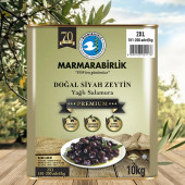 Marmarabirlik 2XL 181-200 KB Premium Doğal Siyah Zeytin 10 kğ - 1