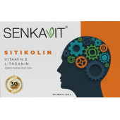 Senkavit Sitikolin, L-Teanin ve Vitamin E İçeren 30 Kapsül - 1