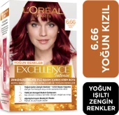 L'Oréal Paris Excellence Intense Saç Boyası 6.66 Yoğun Kızıl - 1