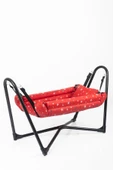 Neptün Pamuklu Bebek Hamak Kırmızı - 1